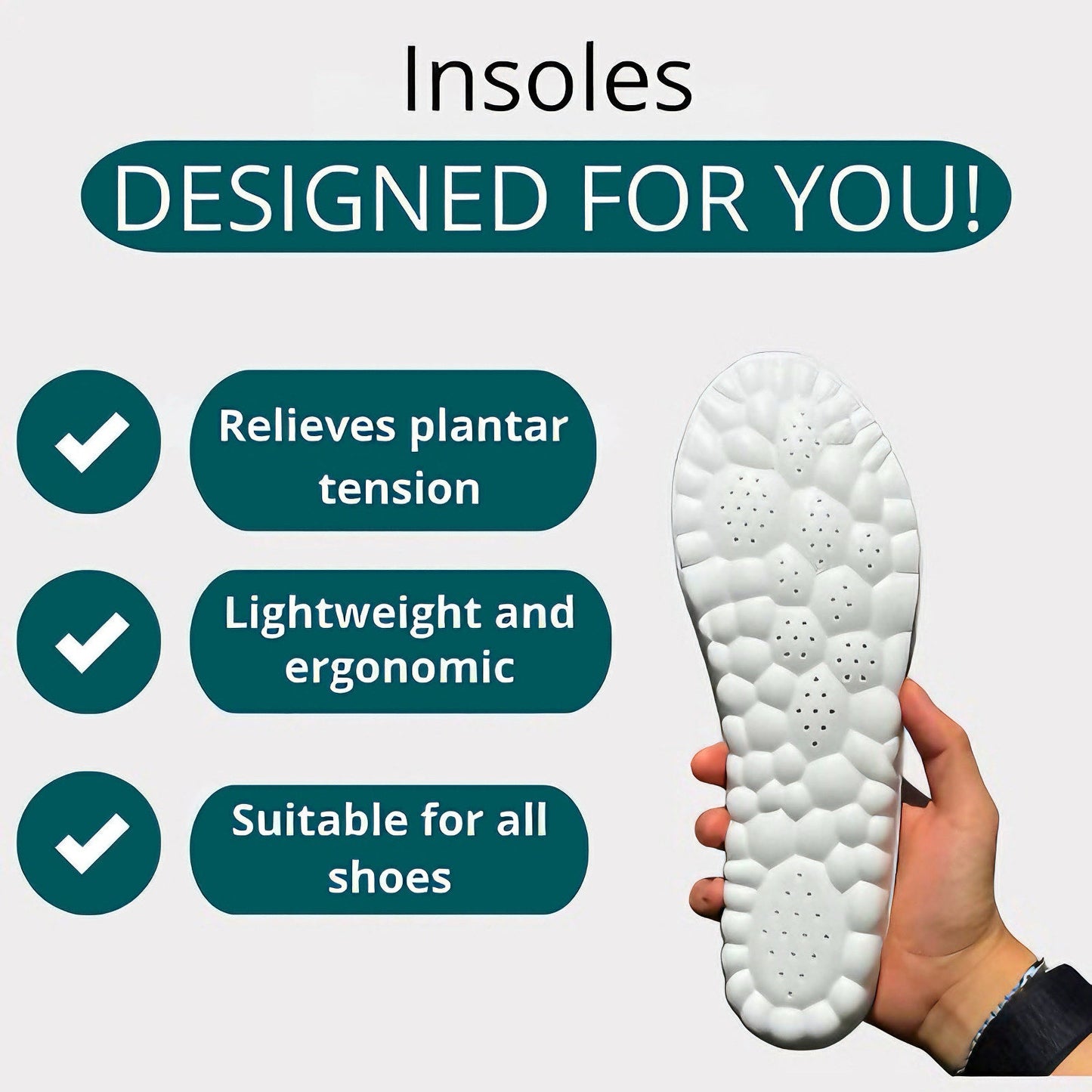 Premium Massage Insoles – Enhance Your Daily Comfort
