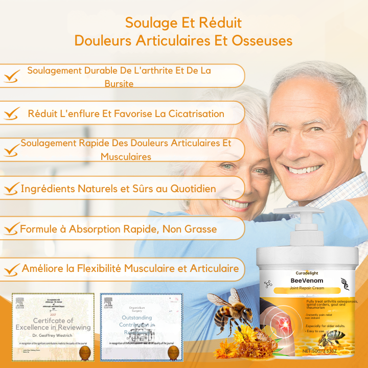 BeeVenom Crème Réparatrice Articulaire au Venin d'Abeille