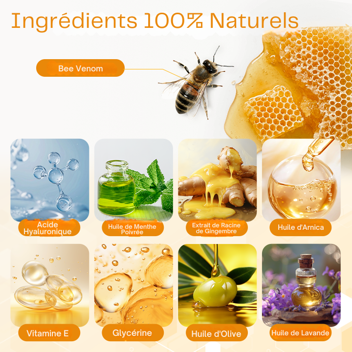 BeeVenom Crème Réparatrice Articulaire au Venin d'Abeille