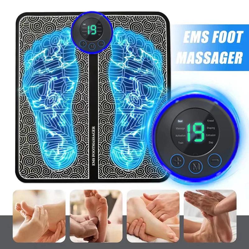 Tapis de Massage des Pieds EMS : Relaxation et Bien-être Instantanés