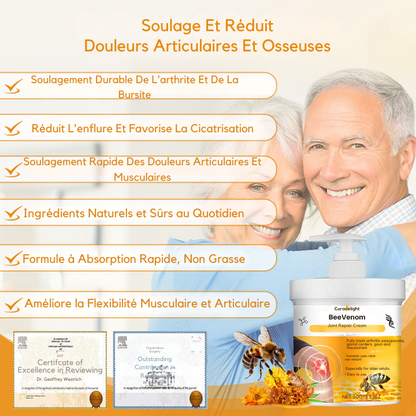 BeeVenom Crème Réparatrice Articulaire au Venin d'Abeille
